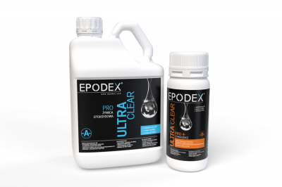 Żywica epoxydowa EPODEX PRO+ SYSTEM - przejrzystość kryształu 3 kg - 1 szt