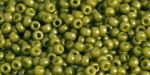 Toho Round 11/0 Opaque-Frosted Pea Green Soup TR-11-1624F 10 gram
