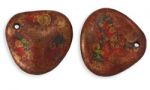 Rose Petals 14/13 mm: Opaque Red - Copper Picasso - 5 szt