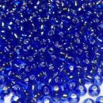 Rocaille 8/0 Czech seed beads - Silver Lined Lt. Saphire 37030 - 50 gram