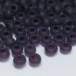 Rocaille 5/0 Czech seed beads - Fuchsia/Frosted Grey - 10 gram