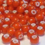Rocaille 2/0 Czech seed beads - Corneian Orange Topaz 93703 - 10 gram