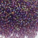 Rocaille 10/0 Czech seed beads - Transparent Amethyst AB 27069 - 10 gram