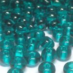 Rocaille 2/0 Czech seed beads - Transparent Emerald 50710 - 50 gram