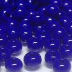 Rocaille 2/0 Czech seed beads - Opaque Dark Cobalt 33060  -10 gram