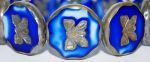 Koraliki Czech Glass Beads Butterfly 26mm-1szt
