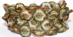 Koraliki Czech Glass Beads Table Cut Flower 15mm