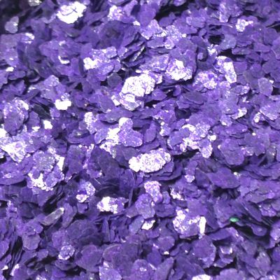 Mika w płatkach ciemno fioletowa (płatki 1 - 3 mm) - 5 gram