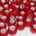 Rocaille 34/0 Czech seed beads - Cornelian Red 93730 - 50 gram