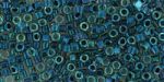 Toho Treasure 11/0 Inside Color Luster Crystal/Capri Blue Lined TT-11-188 5 gram