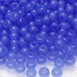 Rocaille 8/0 Czech seed beads - Opal Blue col 32010 - 10 gram