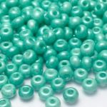 Rocaille 6/0 Czech seed beads - Chalk Alabaster Turquoise col 16958 - 50 gram