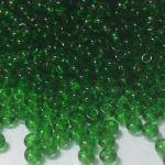 Rocaille 11/0 Czech seed beads - Transparent Medium Green 50120 - 50 gram