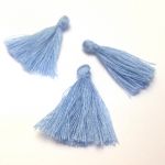 Chwost niebieski 30 mm bawełna