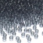 Koraliki Rocaille 10/0 Czech seed beads - Transparent Black Diamond col 40010 - 10 gram