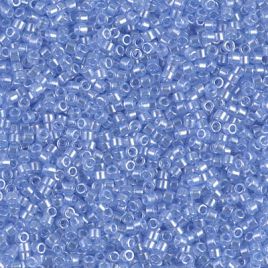 Miyuki Delica 15/0 Transparent Pale Sky Blue Luster  DBS1475 - 5 gram
