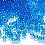 Rocaille 9/0 Czech seed beads - Transparent Capri Blue col 60150 - 10 gram