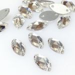 Preciosa Navenette 12x6mm 2-hole Crystal