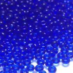 Rocaille 9/0 Czech seed beads - Transparent Royal Sapphire col 60300 - 10 gram