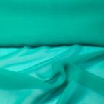 Jedwab 100 % żorżeta szyfonowa turquoise KUPON 180x50 cm