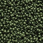 Toho Round 15/0 Matte-Color Dark Olive TR-15-617 5 gram