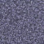 Toho Round 15/0 Purple Lined Crystal Luster Matte 5 gram