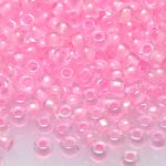 Rocaille 9/0 Czech seed beads - Crystal Lt.Pink Lined - 50 gram