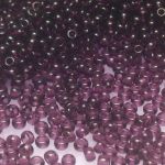 Rocaille 9/0 Czech seed beads - Transparent Amethyst col 20060 - 10 gram