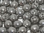 RounTrio® Beads 6 mm Crystal Full Chrome (3 hole) - 10 SZT