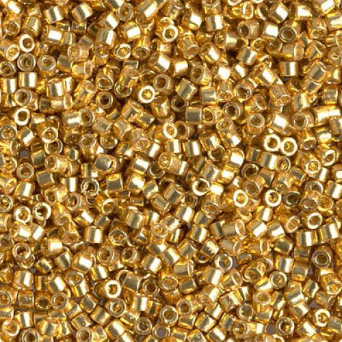 Miyuki Delica 11/0  DB1832 - Duracoat Galvanized Gold - 5 gram