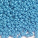 Rocaille 10/0 Czech seed beads - Opaque Blue 63050 - 10 gram