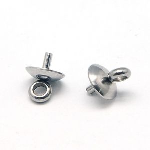 Krawatka 6x5 mm (oczko 2,5mm pin- 1 mm) PIN BAIL Stal Chirurgiczna /Stainless Steel  - 1szt