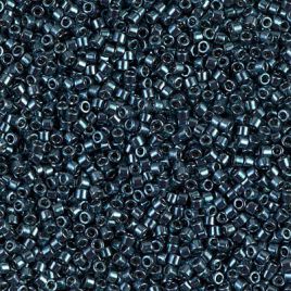 Miyuki Delica 11/0 DB0451 - Galvanized Dark Steel Blue  - 5 gram