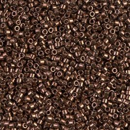 Miyuki Delica 11/0  DB0460 - Galvanized Cinnamon Brown - 5 gram