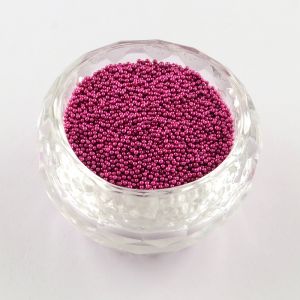 Bulion szklany 0,6-0,8 mm Metallik Medium Violet Red - 15 gram