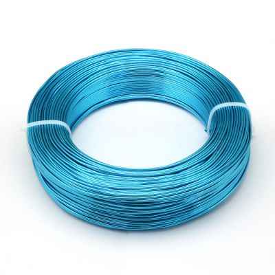 Drut aluminiowy 1 mm plastyczny DEEP SKY BLUE  -  5 m