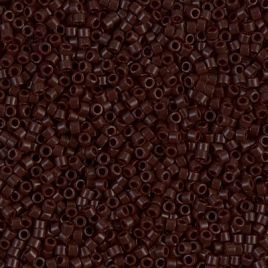 Miyuki Delica 15/0 Opaque Chocolate Brown  DBS0734 - 5 gram