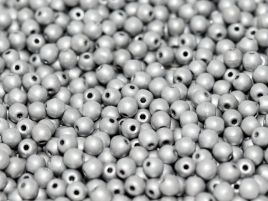 Round Beads 3 mm Crystal Labrador Full Matted  50 szt