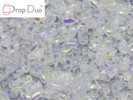 DropDuo® 3x6 mm Crystal AB - 20 szt
