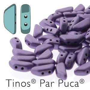 Tinos® Par Puca® 4x10 mm Metallic Mat Purple - 5 gr