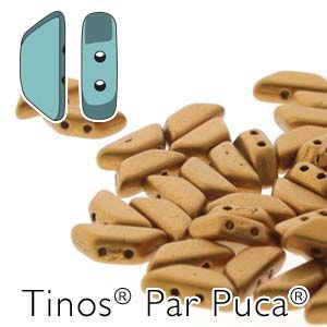 Tinos® Par Puca® 4x10 mm Bronze Gold Mat - 5 gr