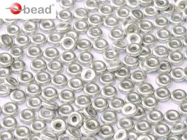 O bead ® 1 x 3,8 mm Alluminium Silver - 5 gram