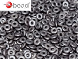 O bead ® 1 x 3,8 mm Alluminium Metallic Steel - 5 gram
