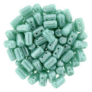 Rulla 3x5 mm  Luster - Opaque Turquoise - 10 gram