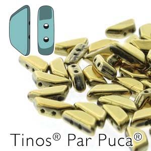 Tinos® Par Puca® 4x10 mm Full Dorado - 5 gr