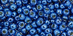Koraliki Toho Round 8/0 Permafinish -  Galvanized Denim Blue TR-08-PF586-10 gram