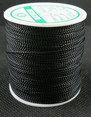 Metallic Cord 0.8 mm BLACK 100 m - 1 szt