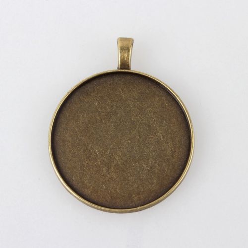 Baza zawieszki 35 mm (42x37x2 mm) antique bronze - 1 szt