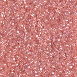 Miyuki Delica 15/0 Transparent Pink Luster   DBS0106   - 5 gram