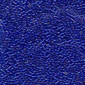 Miyuki Delica 10/0 OPAQUE COBALT BLUE AB  DBM0157 - 5 gram